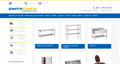 Desktop Screenshot of gastrosteel.nl